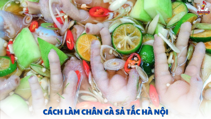 cách làm chân gà sả tắc hà nội