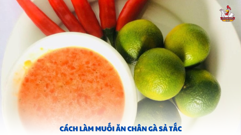 cách làm muối ăn chân gà sả tắc