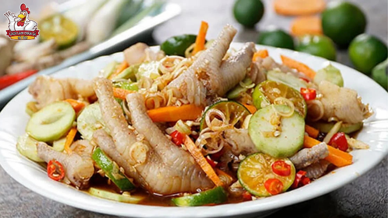 học cách làm chân gà sả tắc